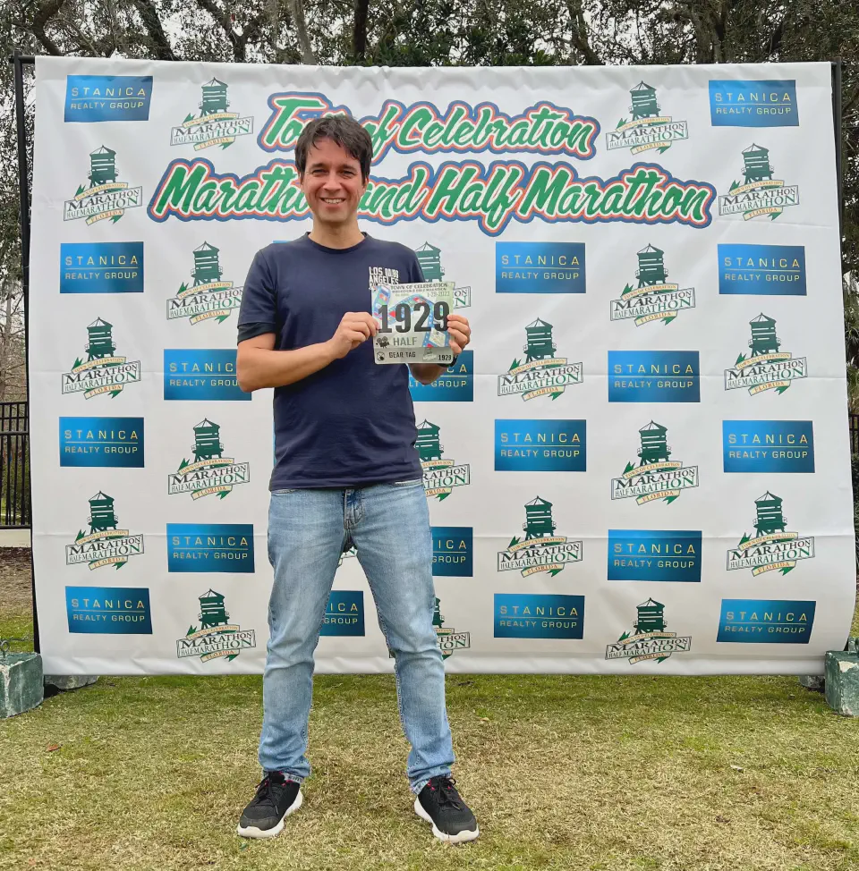 Número da competição Foto do número da competição
