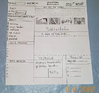 Vagalume Wireframe